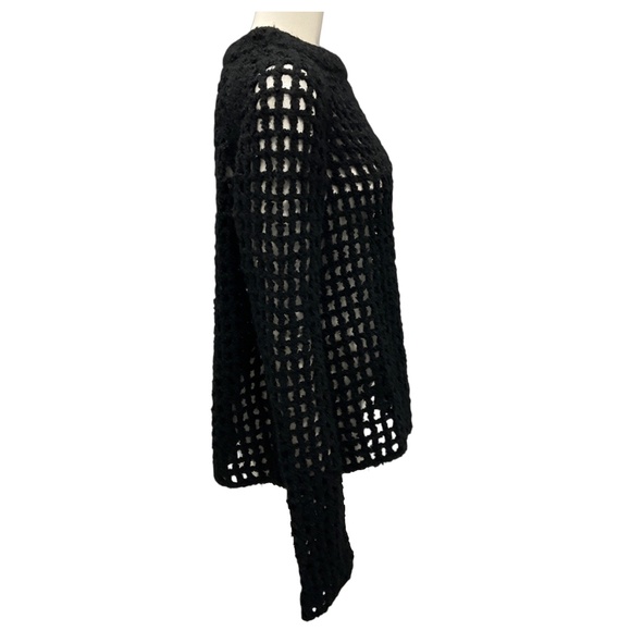 ZADIG & VOLTAIRE DELUXE BLACK MASSIMO HOOK DEFILE SWEATER - Picture 2 of 5